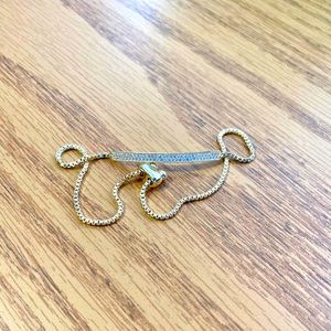 Gold and silver bracelet